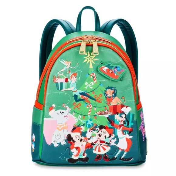 Disney Classics Christmas Glow-in-the-Dark Loungefly Mini Backpack
